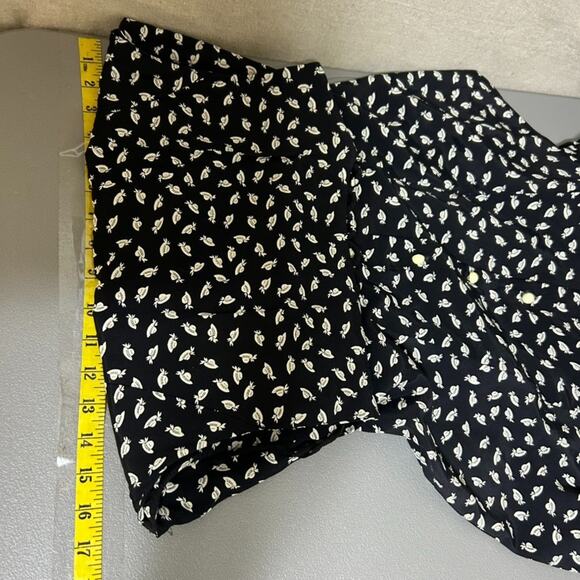 VTG Ed Michaels Womens Button Front Midi Dress Size 10 Petite Hat Print Cottage - Picture 10 of 12